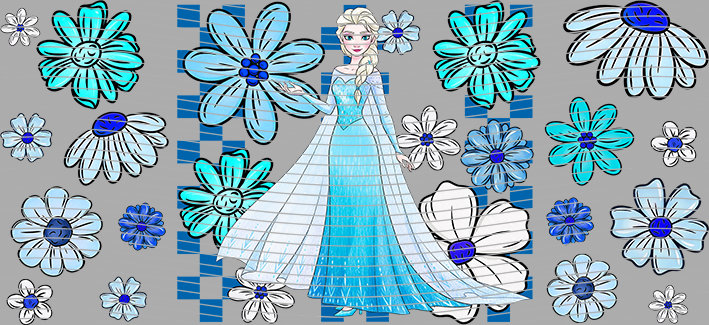 16oz Disney style-D-2079
